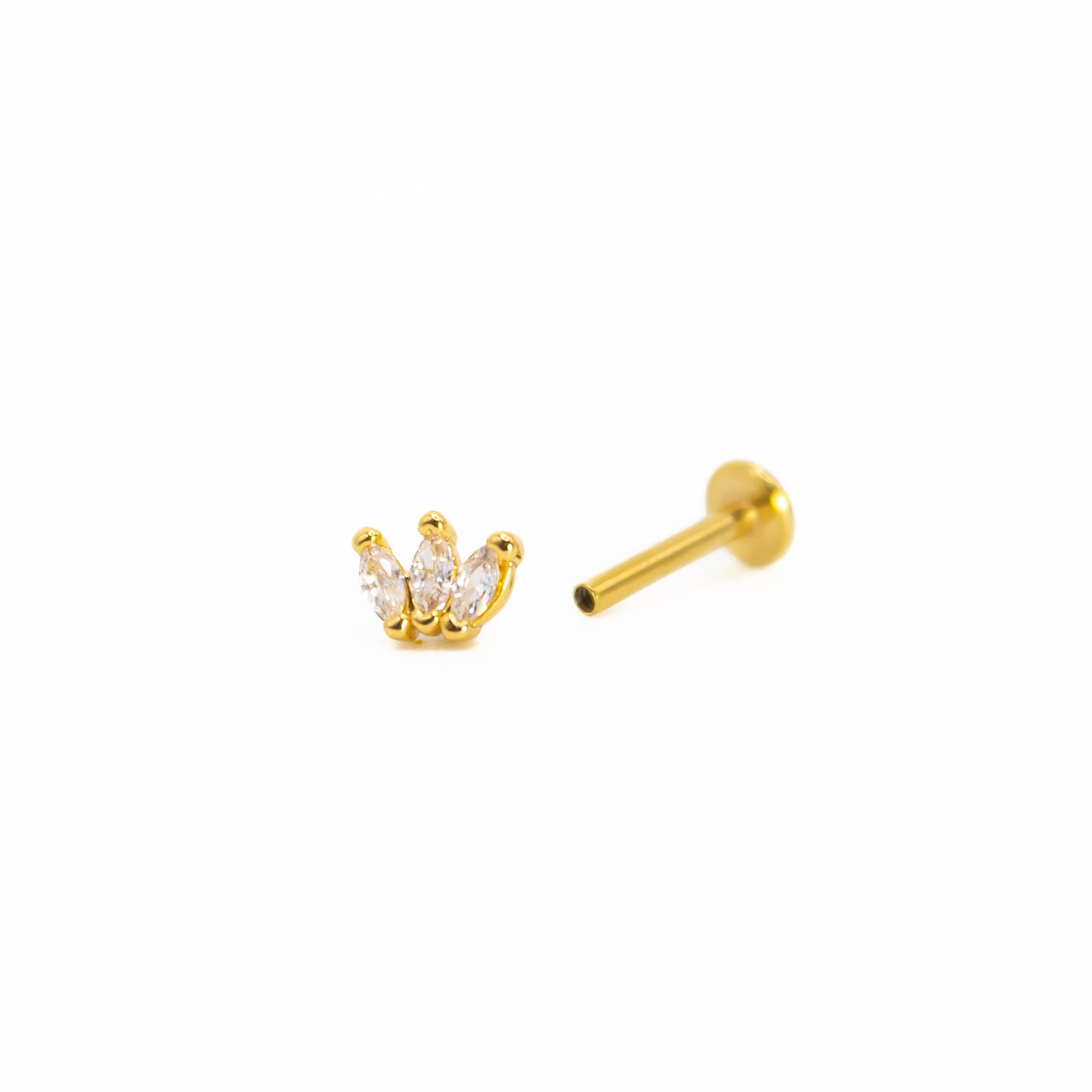 Crown Surgical Steel Piercing