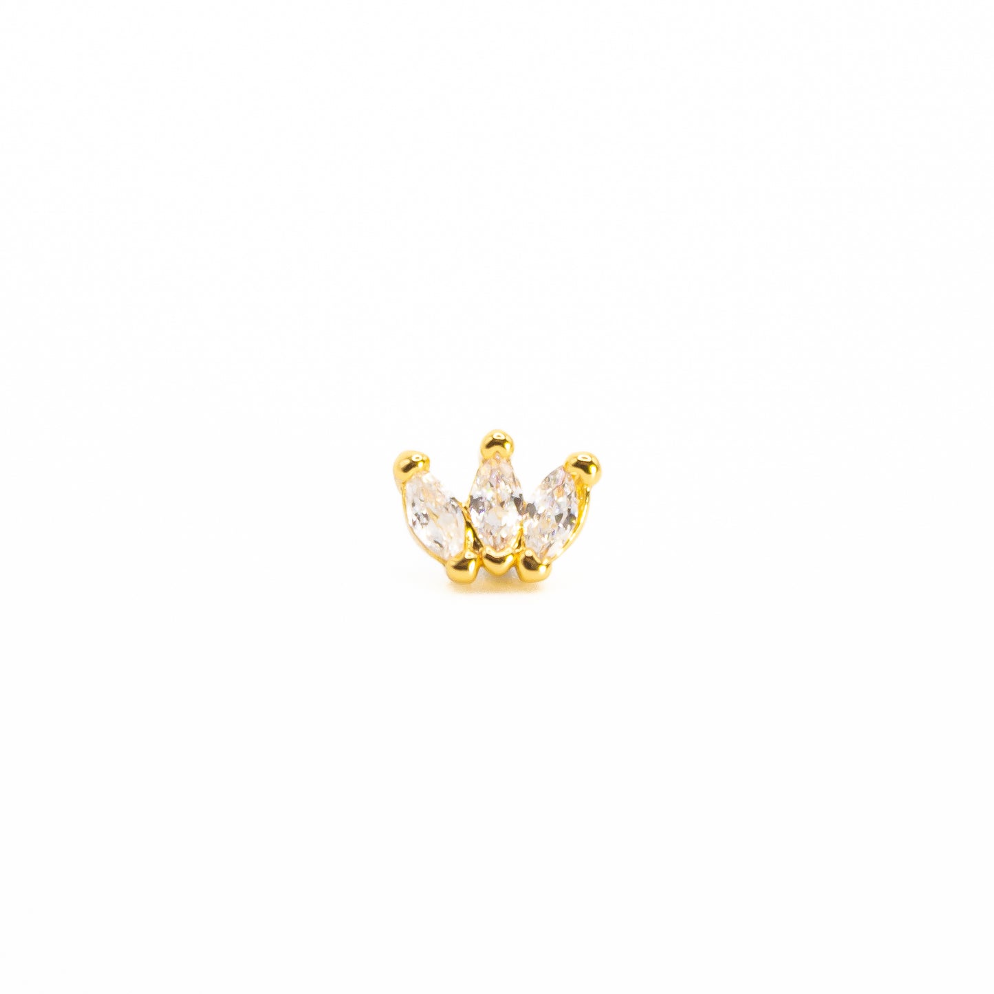 Crown Surgical Steel Piercing