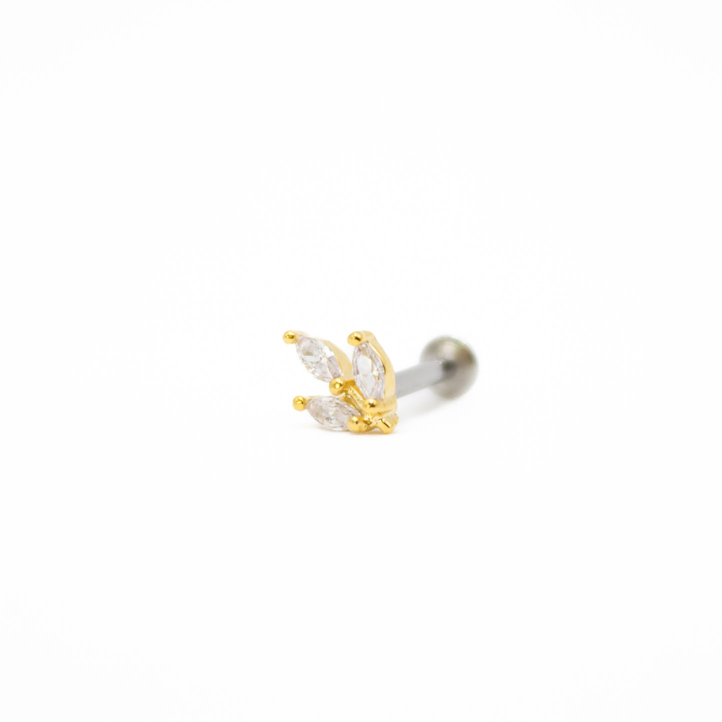 Leaves Surgical Steel Piercing