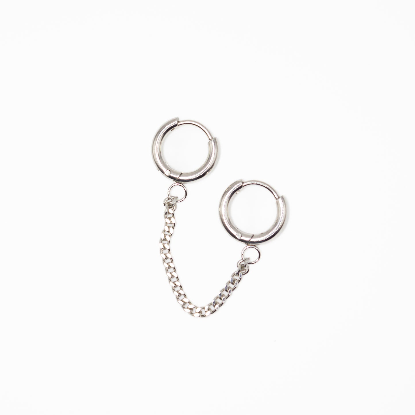 Gemma Surgical Steel Huggie